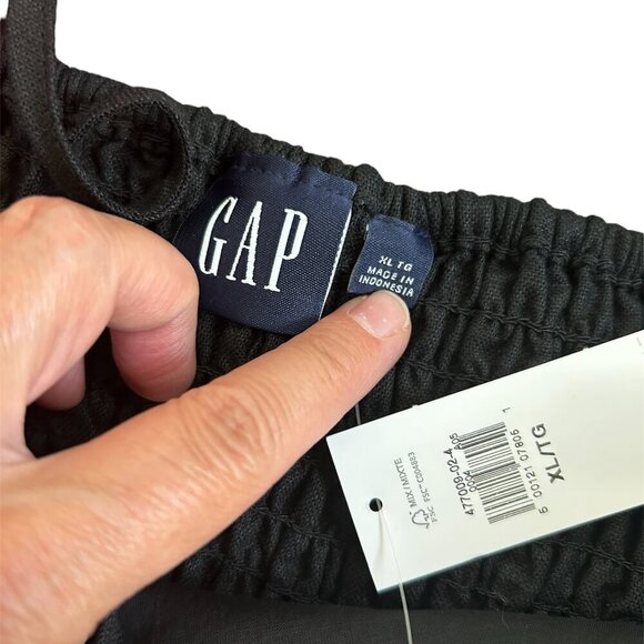 The GAP Set of 2 Linen Cotton Cropped Tube Tops US XL - Picture 4 of 6